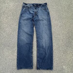 Vintage Polo Ralph Lauren Jeans Mens 34x32 Thompson Loose Fit Slouchy Leg Denim